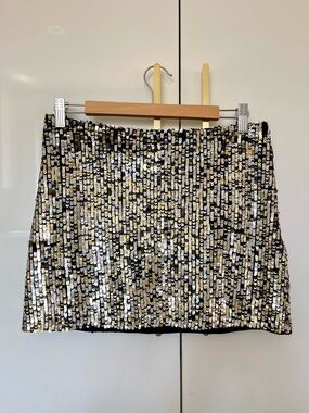 Anne.x Gold sequins skirt Medium